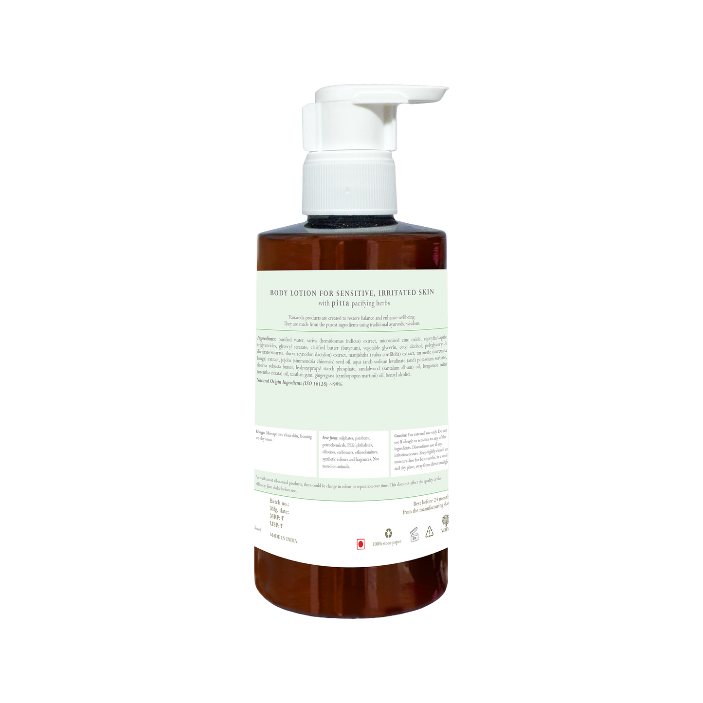 Body Lotion Pitta with SPF
