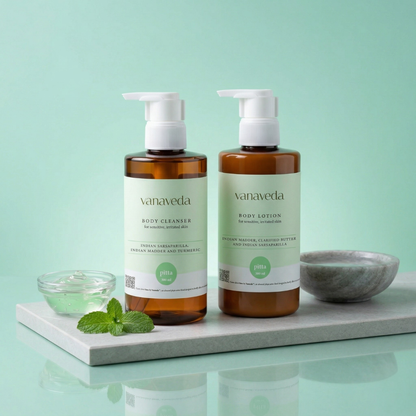 Skin Irritation & Heat Control | Body Cooling Ritual Pitta Kit