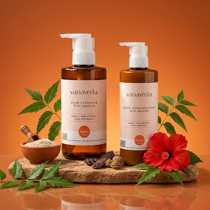 Excess Oil Control & Hair Thickening| Volume Boost Ritual Kapha Hair Kit